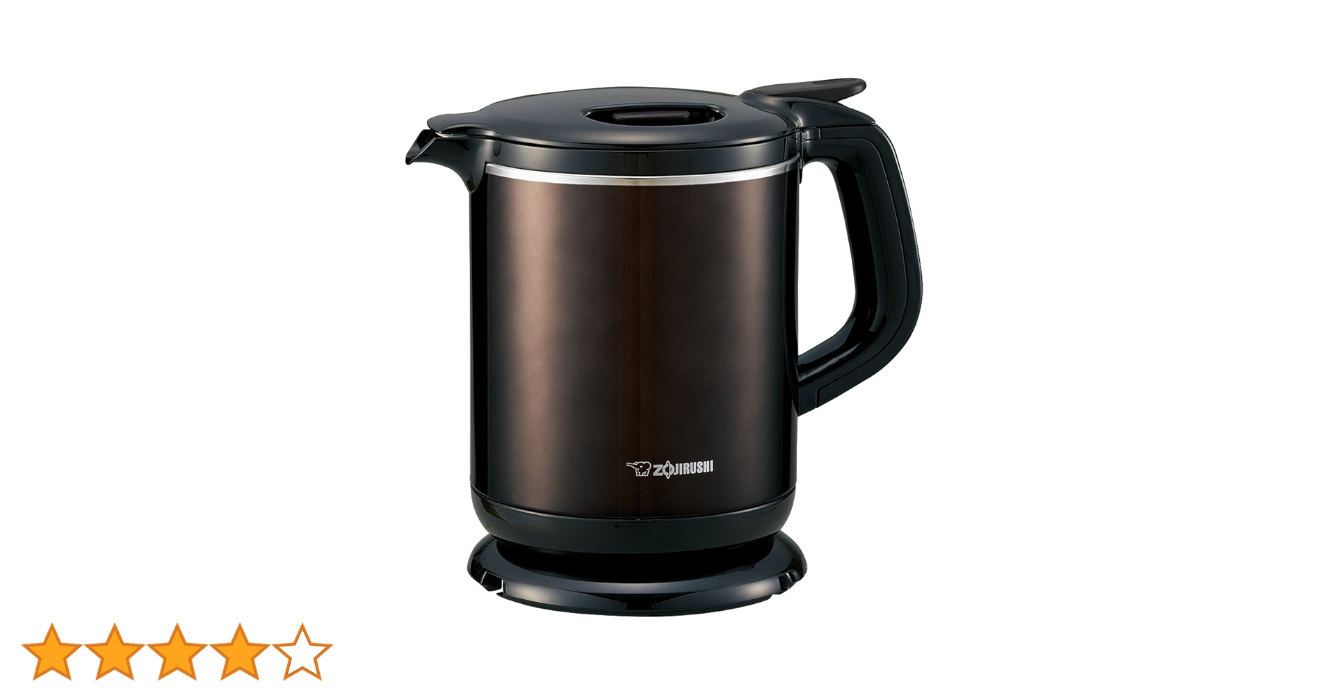 Amazon | 象印マホービン 電気ケトル 0.8L メタリックブラウン